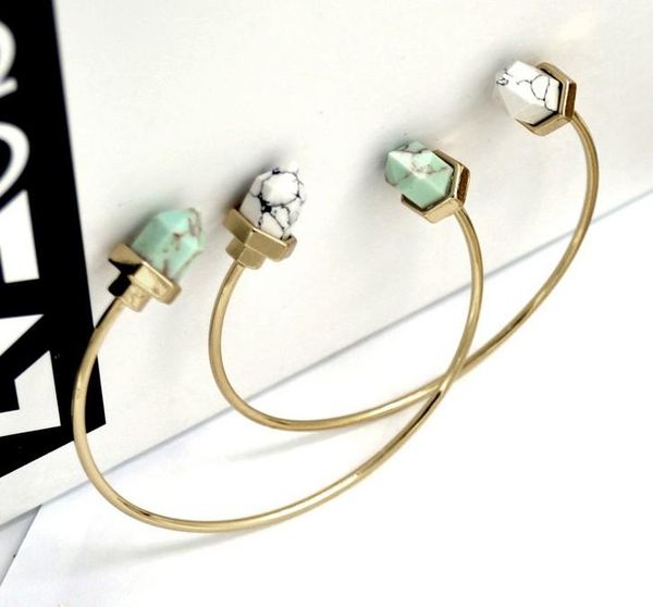 new natural stone white green us pulseiras bangles bracelets femme for women summer fashion jewelry wholesale, Black
new natural stone white green us pulseiras bangles bracelets femme for women summer fashion jewelry wholesale, Black