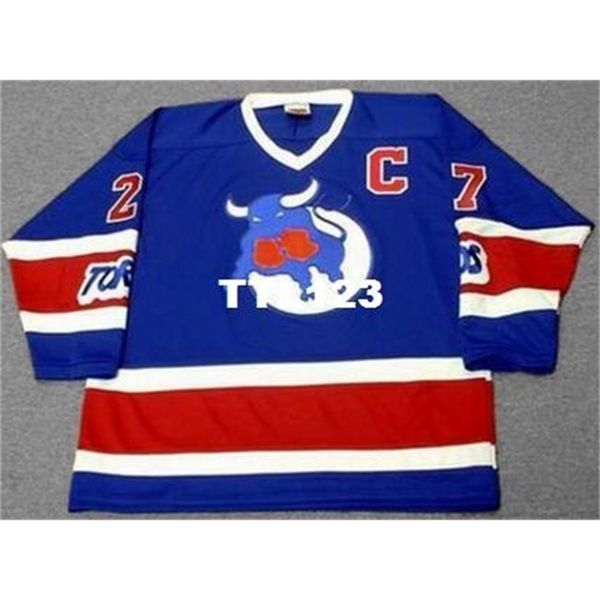 421s #27 frank mahovlich toronto toros 1974 ccm vintage home hockey jersey or custom any name or number retro jersey, Black
421s #27 frank mahovlich toronto toros 1974 ccm vintage home hockey jersey or custom any name or number retro jersey, Black