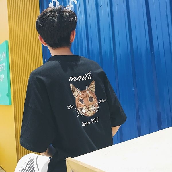 1cmyb 2019 summer new short-sleeved clothes t-shirt clothes clothing t-shirt summer loose trendy student korean round neck men's men�, Blue
1cmyb 2019 summer new short-sleeved clothes t-shirt clothes clothing t-shirt summer loose trendy student korean round neck men's men�, Blue