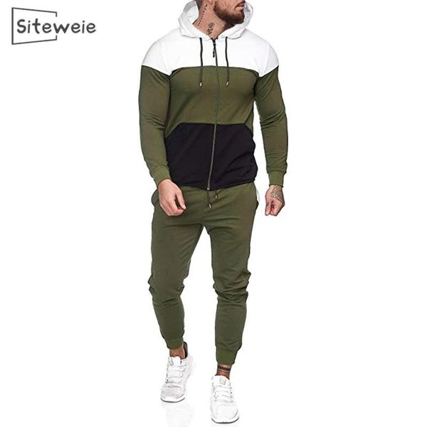 siteweie 2020 new two piece set фитнес обучение спортивная одежда для мужчин zipper hooodies бегунов sweatpants спортивных костюмов мужской, Gray
siteweie 2020 new two piece set фитнес обучение спортивная одежда для мужчин zipper hooodies бегунов sweatpants спортивных костюмов мужской, Gray