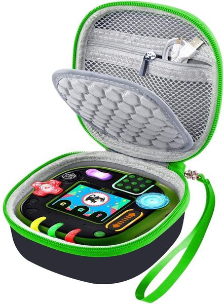 case for leapfrog rockit twist handheld learning game system, perfect toy box storage for kids children - green
case for leapfrog rockit twist handheld learning game system, perfect toy box storage for kids children - green