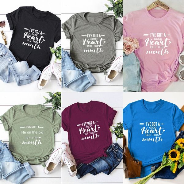 letter comfort short sleeve women's letter comfort short sleeve t-shirt women's t-shirt 3gcy4, White