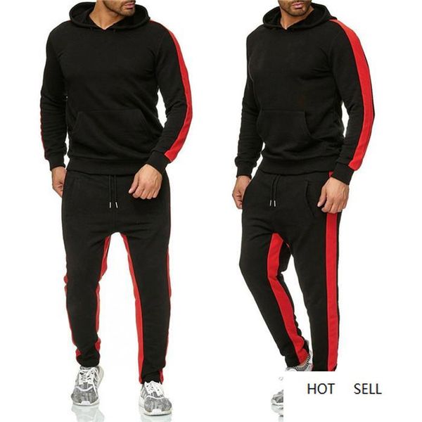 mens striped patchwork winter tracksuits man 2pcs hooded neck pocket sets men fashion loose sport suits, Gray
mens striped patchwork winter tracksuits man 2pcs hooded neck pocket sets men fashion loose sport suits, Gray
