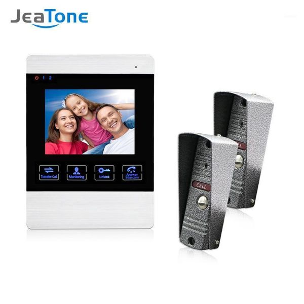 video door phones jeatone 4 inch tft wired smart phone intercom system with 1 night vision monitor +2x1200tvl rainproof doorbell camera1
video door phones jeatone 4 inch tft wired smart phone intercom system with 1 night vision monitor +2x1200tvl rainproof doorbell camera1