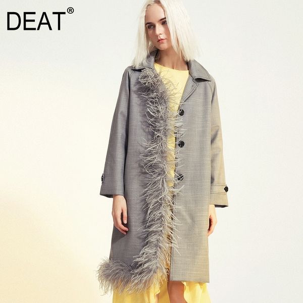 deat autumn and winter fashion clothes women turn-down collar feather patchwork single breasted windbreaker wj14602 210218, Tan;black
deat autumn and winter fashion clothes women turn-down collar feather patchwork single breasted windbreaker wj14602 210218, Tan;black