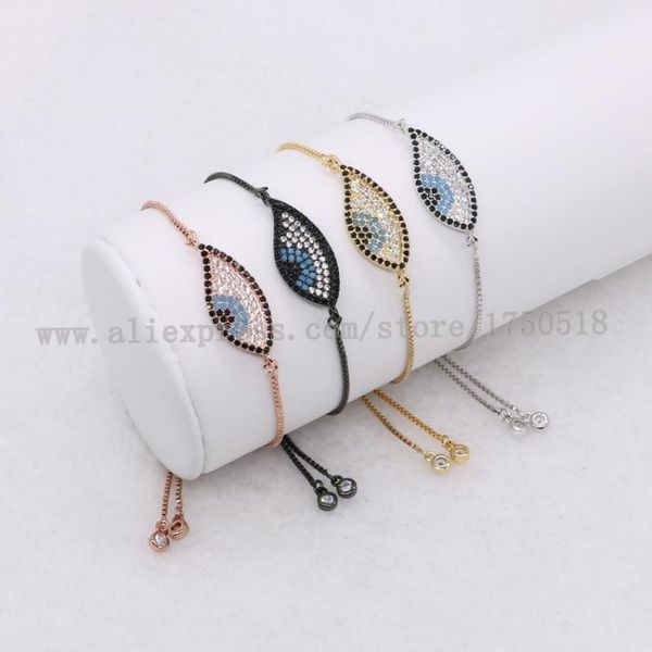 link, chain eyes bracelets, micro pave small stone eye pendant islamic arabic jewelry adjustable macrame bracelet for women 1042, Black
link, chain eyes bracelets, micro pave small stone eye pendant islamic arabic jewelry adjustable macrame bracelet for women 1042, Black