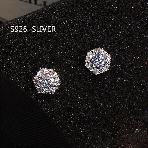 simple fashion jewelry stunning real 925 sterling silver round cut white z cz diamond gemstones party women wedding bridal stud earring, Golden;silver
simple fashion jewelry stunning real 925 sterling silver round cut white z cz diamond gemstones party women wedding bridal stud earring, Golden;silver