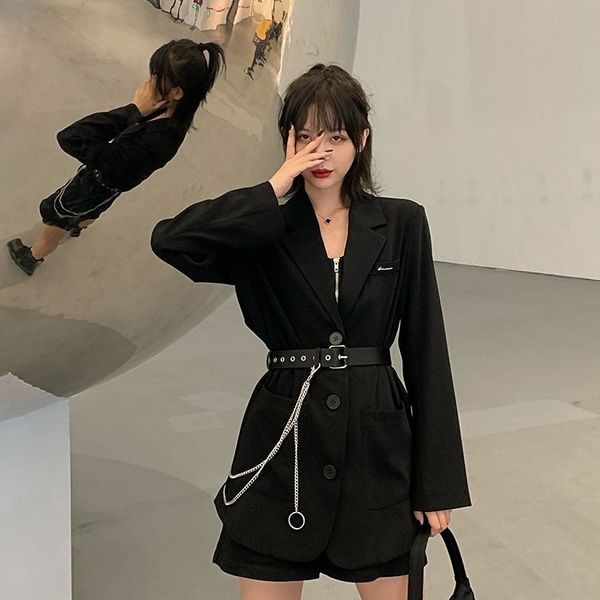 2021 new korean outerwear suit winter black female coat 2021 elegant spring single-breasted streetwear women fashion jacket g7wj, White;black
2021 new korean outerwear suit winter black female coat 2021 elegant spring single-breasted streetwear women fashion jacket g7wj, White;black