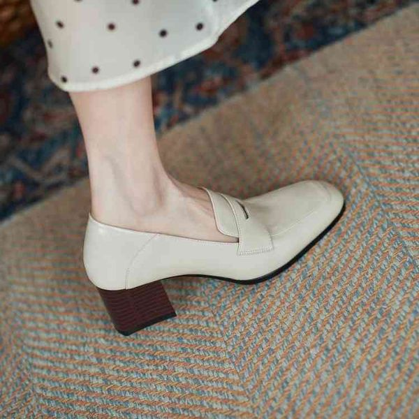 sandals all leather granny shoes children spring women's korean fashion small square head thick heel 0xyl, Black
sandals all leather granny shoes children spring women's korean fashion small square head thick heel 0xyl, Black