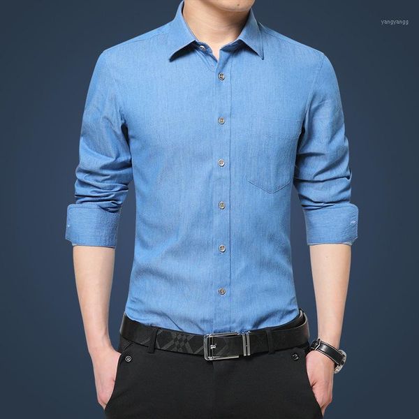 2020 new trend men's thin long sleeve solid color european and american casual slim denim shirt shirt1, White;black
2020 new trend men's thin long sleeve solid color european and american casual slim denim shirt shirt1, White;black