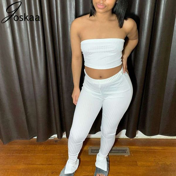 joskaa crop and split flare pant suit 2 piece women solid knitted party club outfits matching outfits casual set lj201117, White
joskaa crop and split flare pant suit 2 piece women solid knitted party club outfits matching outfits casual set lj201117, White