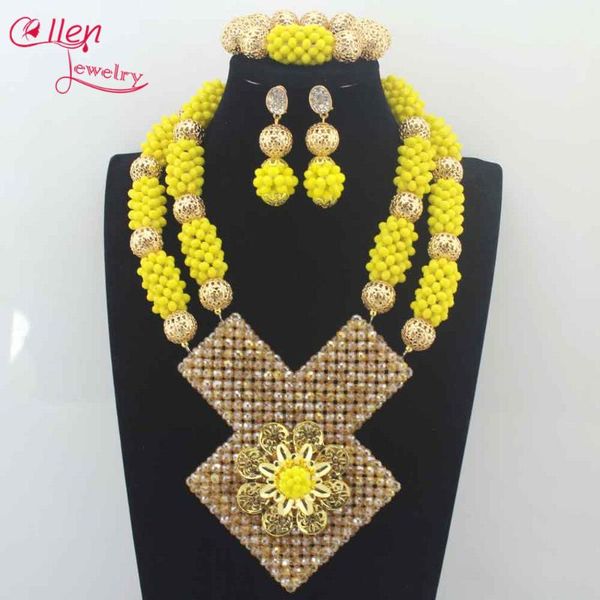 Latest African Wedding Nigerian Beads Jewelry Sets Yellow Bride Crystal Statement Necklace Set Women Gift Free Shipping N0063, Silver
Latest African Wedding Nigerian Beads Jewelry Sets Yellow Bride Crystal Statement Necklace Set Women Gift Free Shipping N0063, Silver