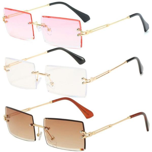 sunglasses rimless rectangle for women fashion frameless square glasses men ultralight uv400 clear eyewear nx, White;black
sunglasses rimless rectangle for women fashion frameless square glasses men ultralight uv400 clear eyewear nx, White;black