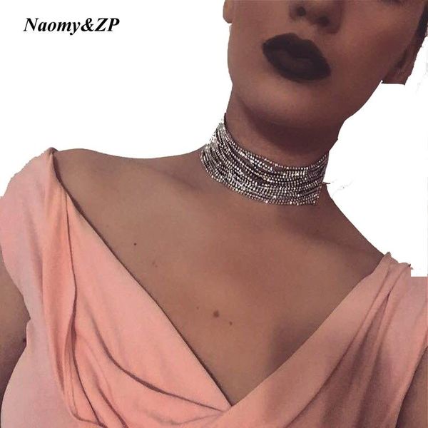 naomy&zp brand crystal women choker necklace statement women maxi wedding collar necklace chokers for 2020 fashion jewelry, Golden;silver
naomy&zp brand crystal women choker necklace statement women maxi wedding collar necklace chokers for 2020 fashion jewelry, Golden;silver