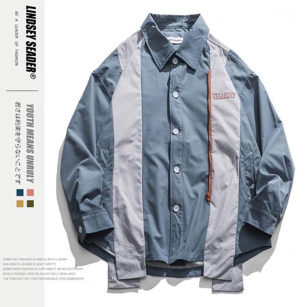 men's jackets lindsey seader harajuku buttons jacket design men hip hop streetwear fashion pocket coat autumn casual hipster outwear1, Black;brown
men's jackets lindsey seader harajuku buttons jacket design men hip hop streetwear fashion pocket coat autumn casual hipster outwear1, Black;brown