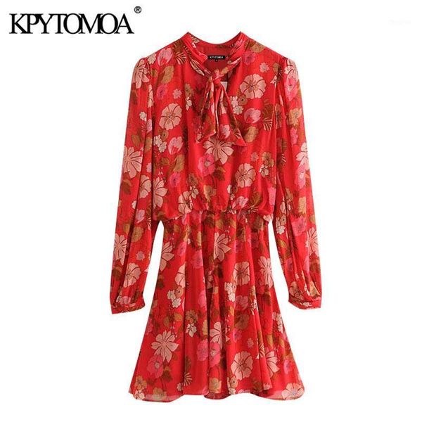 kpytomoa women 2020 fashion with bow floral print pleated mini dress vintage long sleeve side zipper female dresses mujer1, Black;gray
kpytomoa women 2020 fashion with bow floral print pleated mini dress vintage long sleeve side zipper female dresses mujer1, Black;gray
