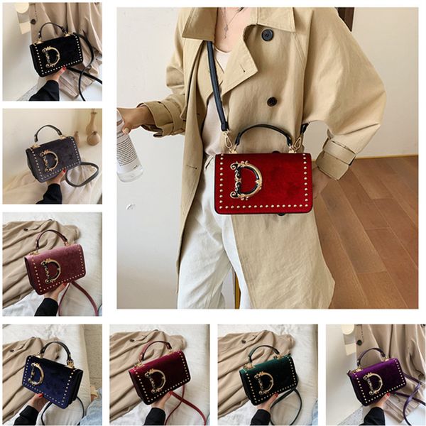 fashion letter shoulder bags d velet women crossbody bag girls handbag rivet designer messager bags outdoor travel handbags phone pouch gift, Black
fashion letter shoulder bags d velet women crossbody bag girls handbag rivet designer messager bags outdoor travel handbags phone pouch gift, Black