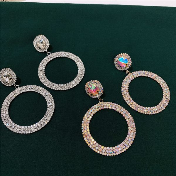 circle dangle earrings boutique shiny crystal for woman jewelry fashion show fashion accessories, Golden;silver
circle dangle earrings boutique shiny crystal for woman jewelry fashion show fashion accessories, Golden;silver