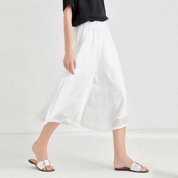 women's pants & capris chiffon wide leg calf length summer women casual loose elastic waist white 4xl1, Black;white
women's pants & capris chiffon wide leg calf length summer women casual loose elastic waist white 4xl1, Black;white