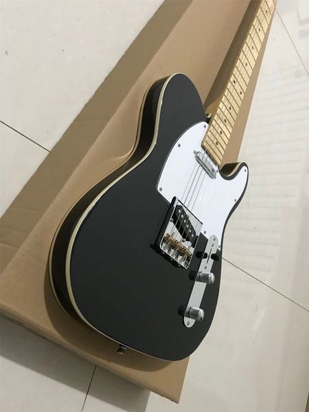 tele electric guitar black color double binding maple fingerboard guitars guitarra
tele electric guitar black color double binding maple fingerboard guitars guitarra