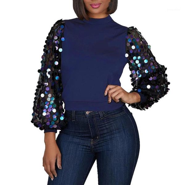 jaycosin women shirts fashion eu na women's fashion sequins stitching solid color o-neck ladies blouses 1, White
jaycosin women shirts fashion eu na women's fashion sequins stitching solid color o-neck ladies blouses 1, White