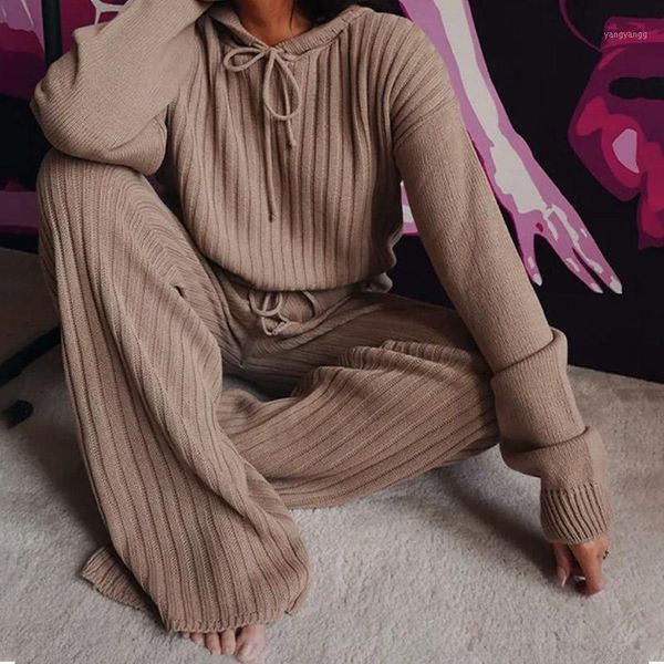 autumn ribbed sweater women 2 pieces suits long sleeve hooded drawstring sweaters and lace up pant streetwear casual lady suit1, Gray
autumn ribbed sweater women 2 pieces suits long sleeve hooded drawstring sweaters and lace up pant streetwear casual lady suit1, Gray