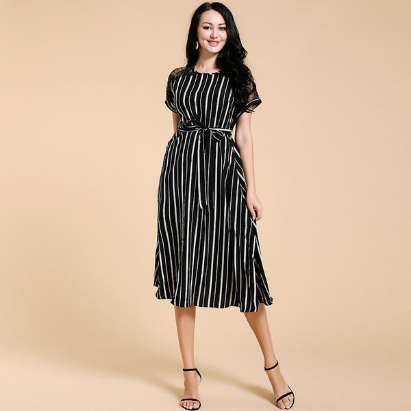 womens mesh patchwork one-shoulder sleeve lace-up mid-length dress, White;black
womens mesh patchwork one-shoulder sleeve lace-up mid-length dress, White;black