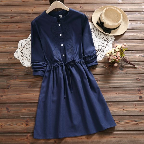 2021 new autumn fashion new ladies vintage dress embroidered lace shirt sleeve long solid color h0030 xtt7, Black;gray
2021 new autumn fashion new ladies vintage dress embroidered lace shirt sleeve long solid color h0030 xtt7, Black;gray