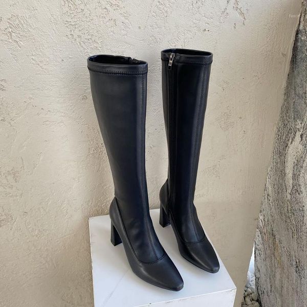 boots women's mid calf winter footwear shoes round toe thigh high heels 2021 stiletto white pointy1, Black
boots women's mid calf winter footwear shoes round toe thigh high heels 2021 stiletto white pointy1, Black