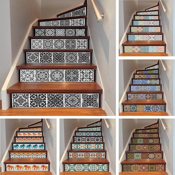 yazi 6pcs removable step self-adhesive stairs sticker ceramic tiles pvc stair wallpaper decal vinyl stairway decor 18x100cm 1007
yazi 6pcs removable step self-adhesive stairs sticker ceramic tiles pvc stair wallpaper decal vinyl stairway decor 18x100cm 1007