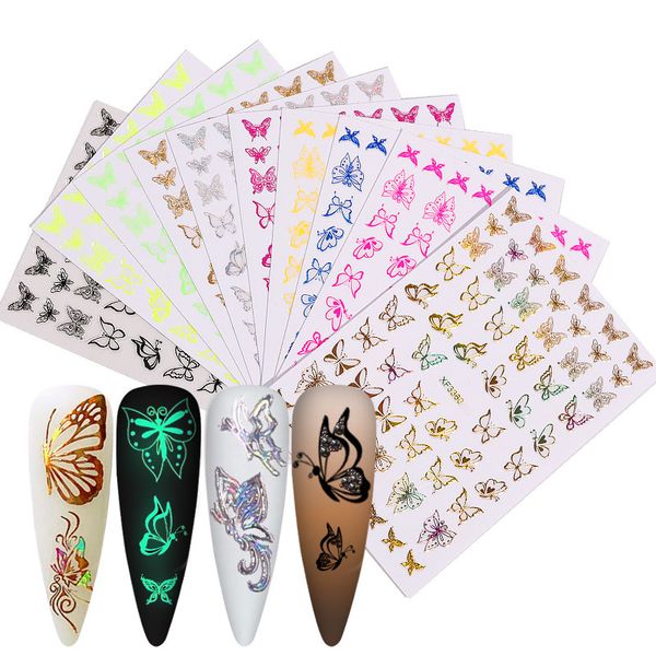 butterfly nail sticker set mixed colorful butterflies slider diy nails art stickers 3d laser decals decorations, Black
butterfly nail sticker set mixed colorful butterflies slider diy nails art stickers 3d laser decals decorations, Black