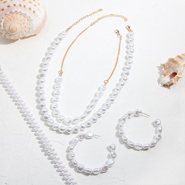 jjfoucs elegant design imitation pearls collar choker necklace for women round statement pendant necklace 2020 fashion jewelry, Silver
jjfoucs elegant design imitation pearls collar choker necklace for women round statement pendant necklace 2020 fashion jewelry, Silver
