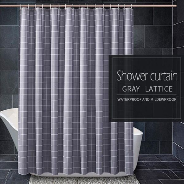 shower curtains gray lattice curtain 180*200cm waterproof bathroom partition polyester moisture-proof thicken d40
shower curtains gray lattice curtain 180*200cm waterproof bathroom partition polyester moisture-proof thicken d40