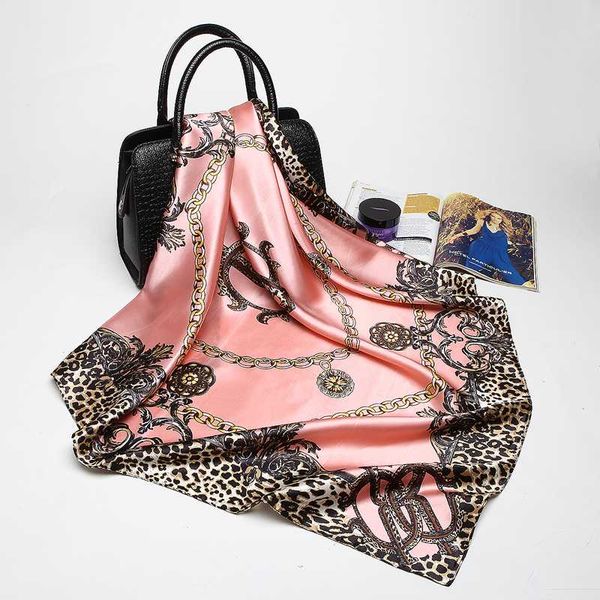 pink leopard scarf women fashion print large square silk scarfs 2020 new foulard head hijab for wholesale 90*90cm, Blue;gray
pink leopard scarf women fashion print large square silk scarfs 2020 new foulard head hijab for wholesale 90*90cm, Blue;gray