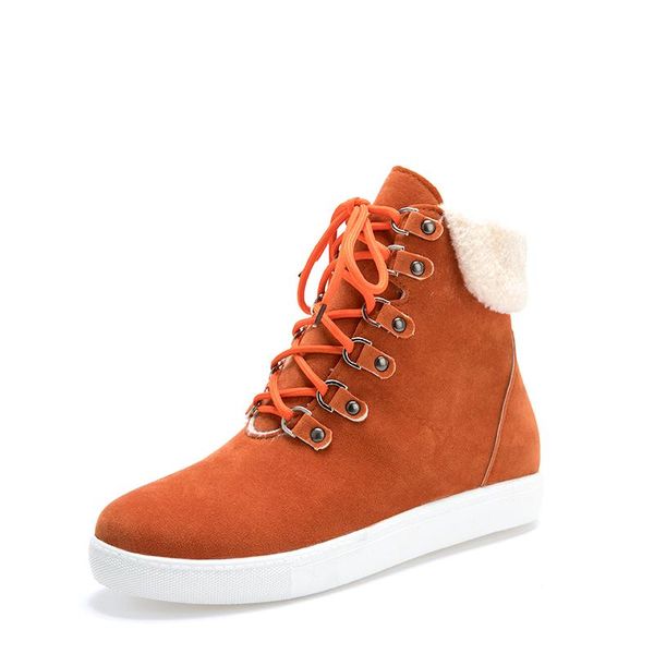 russia winter lace up snow boots thick fur inside platform shoes woman low heel women ankle boots female shoes size 41 42 43, Black
russia winter lace up snow boots thick fur inside platform shoes woman low heel women ankle boots female shoes size 41 42 43, Black