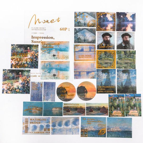 60 pcs lot van gogh bronzing stickers set impression gallery series planner sticker aestheti scrapbooking decorative diary album wmtrul
60 pcs lot van gogh bronzing stickers set impression gallery series planner sticker aestheti scrapbooking decorative diary album wmtrul