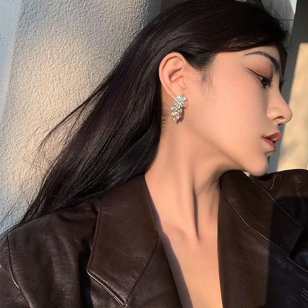 timeonly luxury bling bling rhinestones chain drop earring for women ladies fashion tassel earrings delicate accessories party, Silver
timeonly luxury bling bling rhinestones chain drop earring for women ladies fashion tassel earrings delicate accessories party, Silver