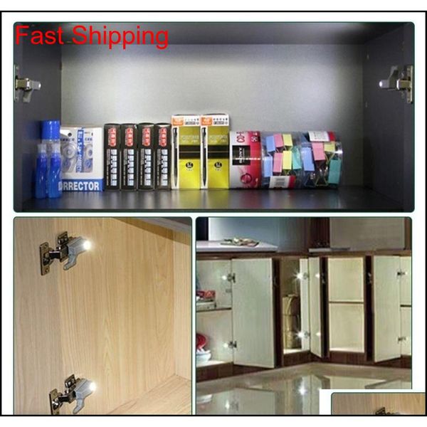 10pcs cabinet cupboard wardrobe matic led hinge light white smart sensor lamp ho qyleki mj_fashion, Silver
10pcs cabinet cupboard wardrobe matic led hinge light white smart sensor lamp ho qyleki mj_fashion, Silver