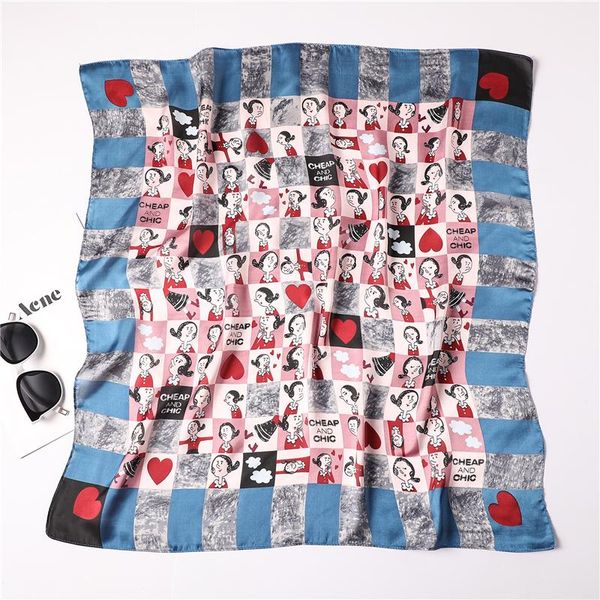2020 new scarf women silk square office lady hair neck scarfs fashion print foulard neckerchief female bag head shawl summer jllmso, Blue;gray
2020 new scarf women silk square office lady hair neck scarfs fashion print foulard neckerchief female bag head shawl summer jllmso, Blue;gray