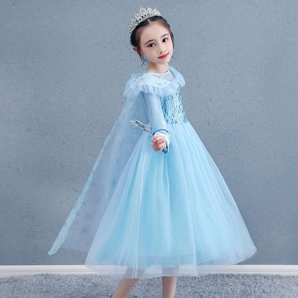 girls' long sve new ice and snow qiyuan drs, Red;yellow
girls' long sve new ice and snow qiyuan drs, Red;yellow