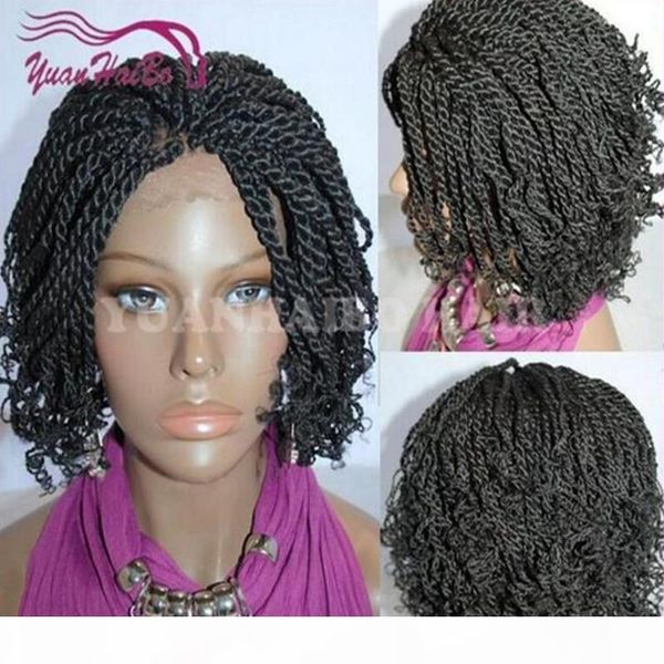 selling 1b natural black color short afro kinky twist tips synthetic braided wigs africa americans
selling 1b natural black color short afro kinky twist tips synthetic braided wigs africa americans
