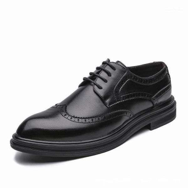 2020 men dress shoes mens brown shoes leather men brogues business oxford elegant wedding party1, Black
2020 men dress shoes mens brown shoes leather men brogues business oxford elegant wedding party1, Black