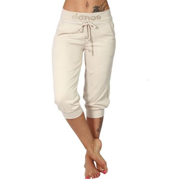 elastic waist 3/4 jogging capri hose strass dance paisley drawstring new summer women's fashion casual sport fitness pants, Black;white
elastic waist 3/4 jogging capri hose strass dance paisley drawstring new summer women's fashion casual sport fitness pants, Black;white