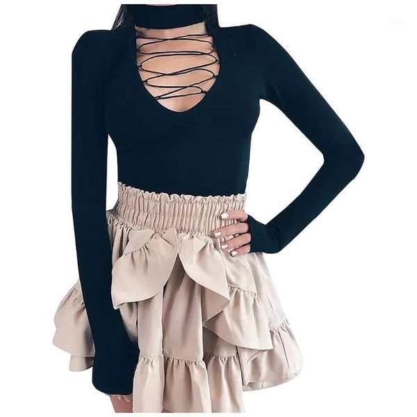 women jumpsuits hollow out casual spring summer jumpsuits solid color high waist long sleeve solid color lace up jumpsuit1, Black;white
women jumpsuits hollow out casual spring summer jumpsuits solid color high waist long sleeve solid color lace up jumpsuit1, Black;white
