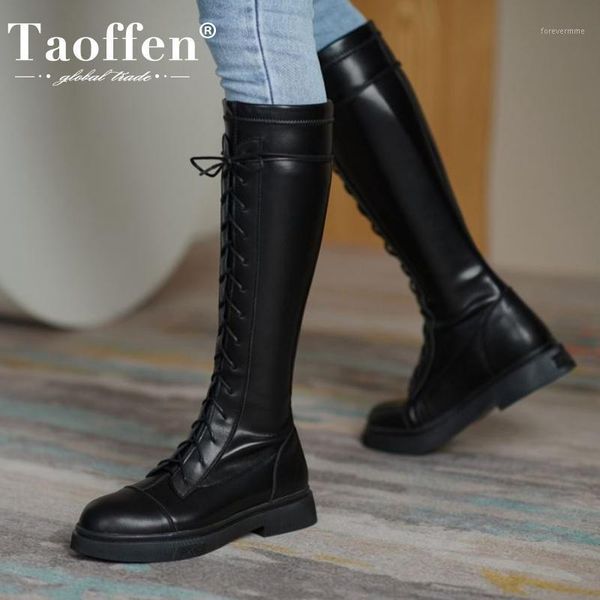 boots taoffen size 34-42 real leather wome knee cross strap flats winter shoes woman warm long boot office lady daily footwear1, Black
boots taoffen size 34-42 real leather wome knee cross strap flats winter shoes woman warm long boot office lady daily footwear1, Black