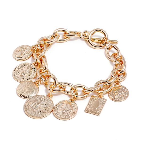link, chain 2021 summer bohemia gold greek coin pendant charm link bracelet beach metal sandal anklet foot leg jewelry for women, Black
link, chain 2021 summer bohemia gold greek coin pendant charm link bracelet beach metal sandal anklet foot leg jewelry for women, Black