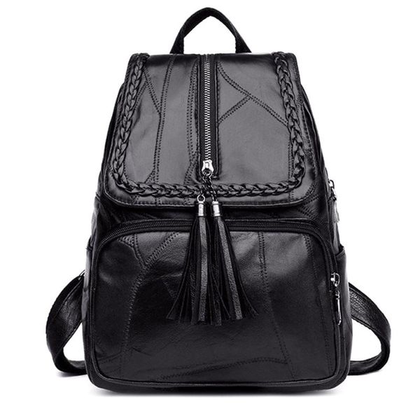 women casual pu leather travel bags tassel pendant school backpacks women travel shopping bag
women casual pu leather travel bags tassel pendant school backpacks women travel shopping bag