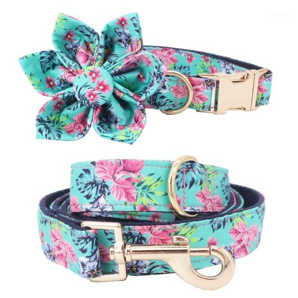 dog collars & leashes blue floral girl collar flower and leash set for pet cat with rose gold metal buckle1
dog collars & leashes blue floral girl collar flower and leash set for pet cat with rose gold metal buckle1