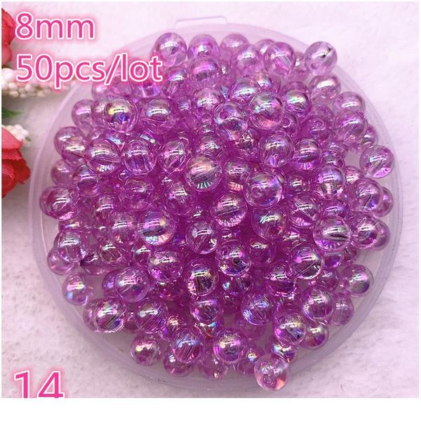 50pcs/lot 8mm shiny ab round loose acrylic spacer beads charms diy jewelry makeing produc qylkhc
50pcs/lot 8mm shiny ab round loose acrylic spacer beads charms diy jewelry makeing produc qylkhc