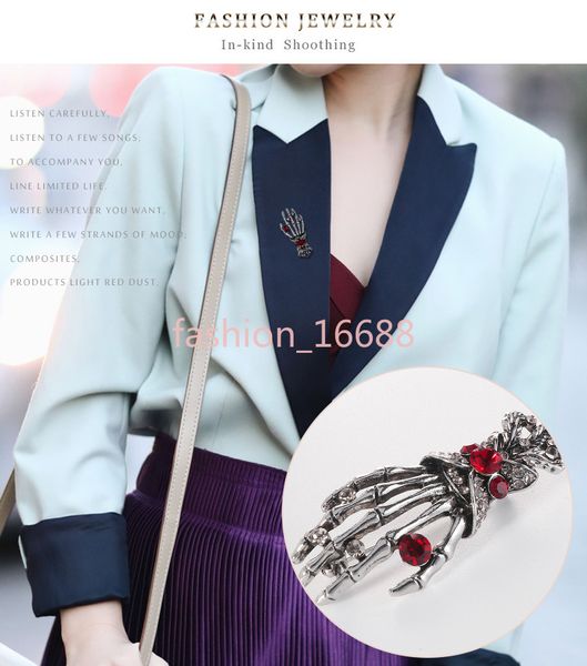 european and american exaggerated retro punk skull palm brooch alloy diamond hip hop pin cross border selling accessories trend, Gray
european and american exaggerated retro punk skull palm brooch alloy diamond hip hop pin cross border selling accessories trend, Gray
